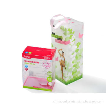 Plastic Package Paper Boxes With PVC Window Boxes